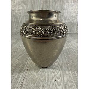 Vintage International Silver Co. Heavy Silver-Plate Flower Vase